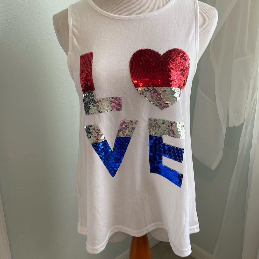 Claire’s - embellished tank top